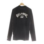  Billabong BILLABONG Rush Guard с биркой L чёрный черный длинный рукав Logo принт воротник имеется /AU мужской 