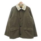  Gap GAP с хлопком жакет L хаки боа воротник длинный рукав кнопка останавливать /SX #GY66 мужской 