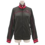  Puma PUMA с биркой джерси спортивная куртка Zip выше M угольно-серый /IB #GY66 женский 
