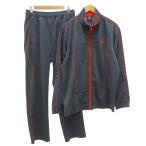  Adidas adidas выставить джерси жакет брюки L серый длинный рукав воротник-стойка трубчатая обводка дизайн /JS #ECF001