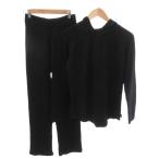 reko хлеб LES COPAINS прекрасный товар выставить 42 чёрный черный с капюшоном . длинный рукав длинные брюки 100 006739 1194 /HW #ECF001 женский 