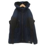  прекрасный товар поле core FIELD CORE жакет 150 чёрный черный темно-синий темно-синий капот длинный рукав переключатель дизайн /KB #ECF001 Kids 