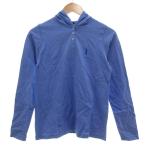  East Boy EAST BOY с биркой Parker cut and sewn 9 тонкий длинный рукав синий голубой /AE #ECF001 женский 