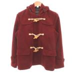  Jill Blaze JILL BLAZE прекрасный товар полупальто "даффл коут" шерсть M красный красный с капюшоном . кривошип кнопка длинный рукав короткий /SJ #ECF001 мужской 