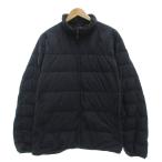  Uniqlo UNIQLO пуховик XL темно-синий темно-синий воротник-стойка длинный рукав стеганое полотно /SX #ECF003 мужской 
