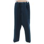  Wrangler WRANGLER прекрасный товар брюки синий талия резина одноцветный полный length /IL #ECF004 женский 