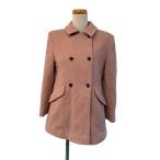 未使用品 ロレダナ ベビー LOREDANA BABY タグ付き ダブルブレスト ピーコート キルティング裏地 85 桃 ピンク /MZ ■ECF005