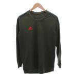  Adidas adidas спорт одежда футболка long T хаки длинный рукав вырез лодочкой Logo принт /TL #ECF005 мужской 