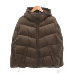  Uniqlo UNIQLO OLD прекрасный товар пуховик верхняя одежда Xl Brown Old Uniqlo с капюшоном . длинный рукав /MX #ECF005 мужской 