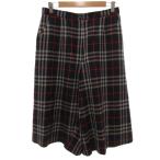  Burberry zBurberrys Vintage юбка-брюки брюки шорты 13BRnoba проверка легкий gya The - талия укороченные брюки длина темно-синий 