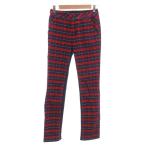 23 район Onward . гора GOLF брюки слаксы 58 красный красный в клетку полный length /NL #ECG005 женский 