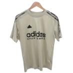  Adidas adidas спорт рубашка футболка S Gold цвет Logo принт короткий рукав /TL #ECF005 мужской 
