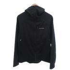  Mont Bell Montbell trail action парка нейлон Zip Parker XL чёрный черный обратная сторона ворсистый Zip выше одноцветный длинный рукав 1106542 /TL
