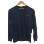  The North Face длинный рукав flash сухой цветок Logo чай мужской tops футболка с длинным рукавом вышивка long T S темно-синий цветочный принт вышивка /TL