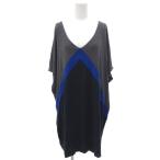  Mark by Mark Jacobs MARC by MARC JACOBS туника XS/S серый blue black V шея do Ла Манш рукав короткий рукав /SD