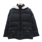 New balance NEW BALANCE пуховик M чёрный черный капот искусственный мех /SX #ECF006 женский 