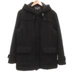  Eddie Bauer EDDIE BAUER полупальто "даффл коут" S угольно-серый с капюшоном . средний половина длина шерсть /ML #ECF006 мужской 