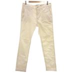  мужской Bigi MEN'S BIGI Esse n автомобиль Люгер men toESSENTIAL GARMENT брюки-чинос распорка L белый белый полный length /OB #ECF006me