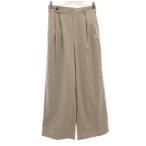 ru прохладный Blanc le.coeur blanc широкий брюки 38 серый ju two tuck /ML #ECF006 женский 
