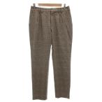 fretiemyufredy emue брюки слаксы 38 чай Brown в клетку шерсть /SC #ECF006 женский 