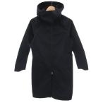  Descente DESCENTE 2WAY твердый ракушка пальто плащ с капюшоном M водоотталкивающая отделка длинный длина темно-синий темно-синий /KB #ECF006 женский 