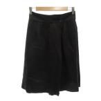 oto-OTTO коллекция Collection Vintage юбка-брюки S чёрный черный midi длина кнопка лен linen/NU #ECF007 женский 