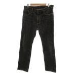  Edwin EDWIN 402 Denim брюки джинсы 32 чёрный черный полный length /NL #ECF007 мужской 
