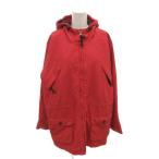  Eddie Bauer EDDIE BAUER нейлон жакет XL красный красный с капюшоном . Zip выше одноцветный длинный рукав /TL #ECF007 женский 