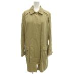  Max Mara we k end линия MAX MARA WEEKEND LINE прекрасный товар Италия производства пальто с отложным воротником Zip выше соотношение крыло 42 длинный длина 