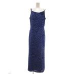  Hardy Amies HARDY AMIES One-piece платье безрукавка макси длина bell спальное место style общий рисунок 9 синий голубой чёрный черный /ML #ECF009