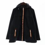 デュベティカ DUVETICA マウンテンパーカー ジャケット ジップアップ フード 長袖 ロゴ 42 L 黒 ブラック ■GY19 /MQ メンズ