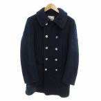 リングヂャケット RING JACKET ピーコート Pコート メルトン ウール ロング丈 S 紺 ネイビー /HO□ 0425 ■GY12 メンズ