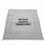  WTaps WTAPS прекрасный товар бандана носовой платок точка рисунок Logo bai цвет хлопок белый белый чёрный черный /FF #GY12 мужской 