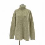 セリーヌ CELINE ニット セーター ウール カシミヤ混 シルク混 長袖 タートルネック S アイボリー /XZ ■GY19 レディース