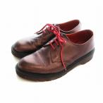 ドクターマーチン DR.MARTENS 英国製 レザーシューズ 靴 3ホール ロゴ 6 25cm 赤 レッド 1461 ■GY19 /MQ メンズ