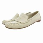 シャネル CHANEL ローファー シューズ ココマーク マトラッセ レザー 35.5 22.5cm ベージュ /HO ■GY19 レディース