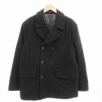 ポールスミス PAUL SMITH 美品 ピーコート Pコート ダウン ショート丈 XL 黒 ブラック /AE ■GY19 メンズ