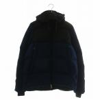 ショッピングケープ 未使用品 ケープハイツ CAPE HEIGHTS NEWFANE JACKET ダウンジャケット アウター フード ジップアップ XS 黒 紺 CHM111735221002-XS