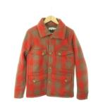  Nonnative nonnative CPO жакет с хлопком подкладка стеганое полотно толстый проверка 0 S красный красный чай Brown /MN15 #GY03 мужской 