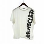 モンクレール MONCLER MAGLIA T-SHIRT Tシャツ カットソー 半袖 プリント ロゴ XL 白 ホワイト F20918C76010 8390Y ■GY19 /MQ メンズ