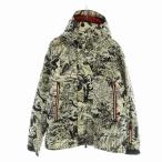 ショッピング和柄 モンクレール MONCLER 18AW BARCIS グルノーブル ダウンジャケット フード スキー 長袖 ジップアップ ロゴ 和柄 総柄