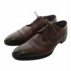 ショッピングディースクエアード ディースクエアード DSQUARED2 ビジネスシューズ ドレスシューズ レザー ウィングチップ 42 27cm 茶色 ブラウン /XZ ■GY19 メンズ