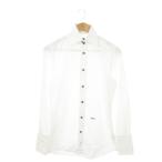  Dsquared DSQUARED2 сорочка рубашка длинный рукав хлопок Logo plate 44 S белый белый /MN19 #GY19 мужской 