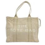 マークジェイコブス MARC JACOBS トートバッグ 手提げ 肩掛け キャンバス ロゴ ベージュ /JS ■GY01 レディース