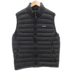 パタゴニア Patagonia ダウンセーターベスト ジャケット ジップアップ ロゴ L 黒 ブラック STY84622 /GV ■GY01 メンズ