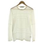 ルイヴィトン LOUIS VUITTON Tシャツ カットソー 長袖 無地 クルーネック イタリア製 S 白 ホワイト /MP ■GY19 メンズ
