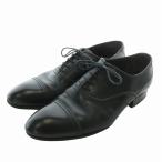 ショッピングヴィトン ルイヴィトン LOUIS VUITTON ビジネスシューズ 革靴 レザー アーモンドトゥ ストレートチップ レースアップ 6 25cm 黒 ブラック
