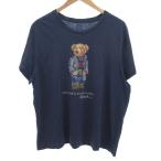 ポロ ラルフローレン POLO RALPH LAUREN Tシャツ カットソー 半袖 ポロベア シングルステッチ 紺 ネイビー /BS ☆AA★ ■GY19 メンズ
