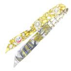 エルメス HERMES LA DANSE DES AMAZONE ツイリー アマゾンのダンス 絹 シルク 総柄 ホワイト グレー マルチカラー ■GY19 レディース