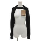 未使用品 バーバリー ロンドン BURBERRY LONDON england タグ付き ボレロ ニット アームウォーマー 黒 ブラック /FF ■GY19 レディース